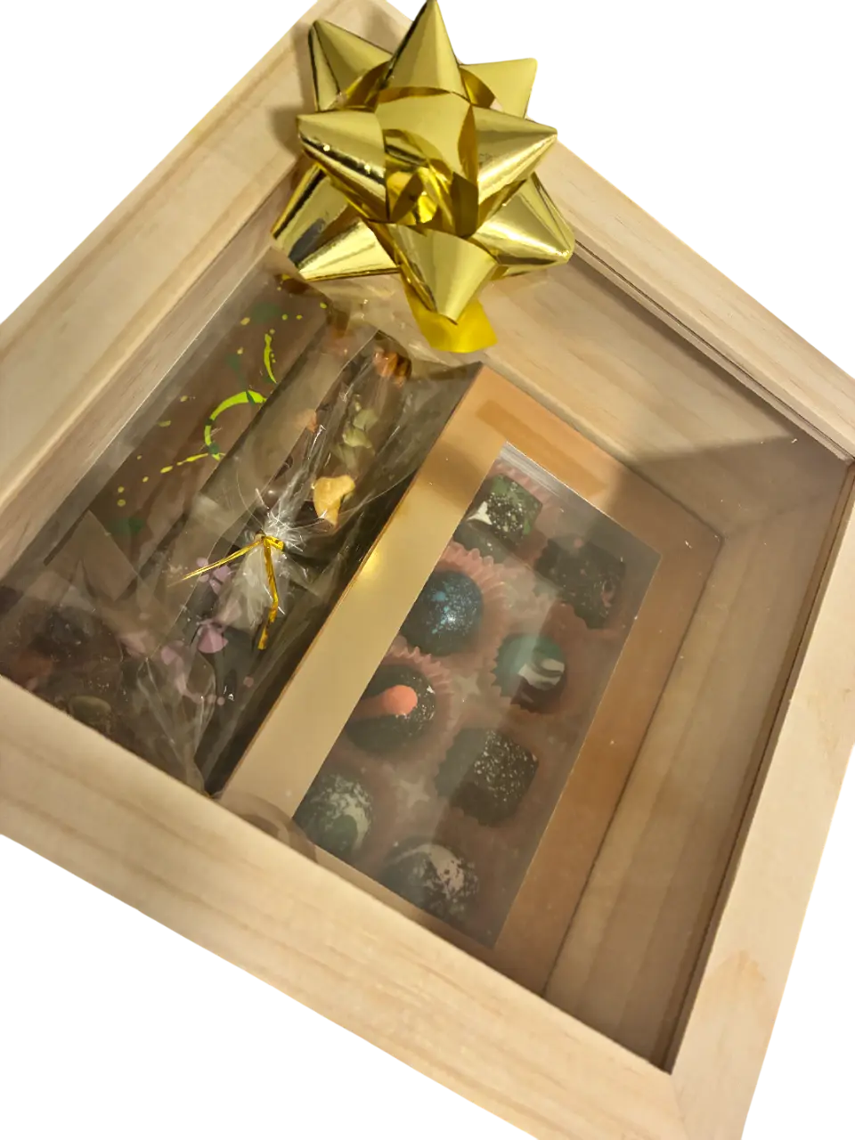 Golden Ribbon Keepsake Box